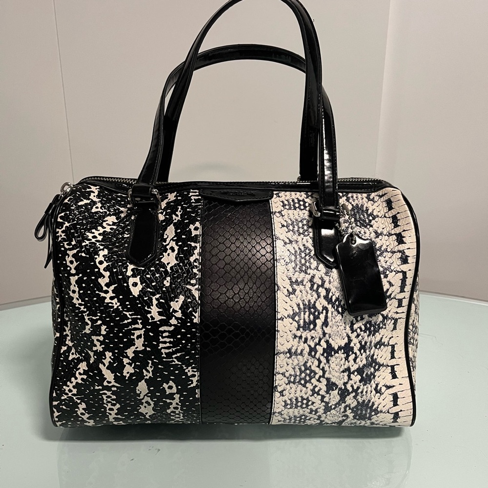 Coach Chic Snakeskin Pattern Handbag - image 1